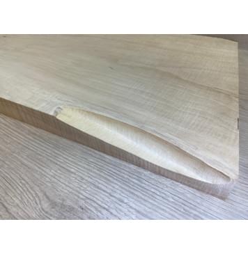 Клён Белый Явор, Волнистый заготовка на топ Тангент АА Волна А 27х340-320х500 мм - (цельный топ)-7