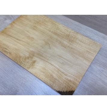 Клён Белый Явор, Волнистый заготовка на топ Тангент АА Волна А 27х340-320х500 мм - (цельный топ)-16