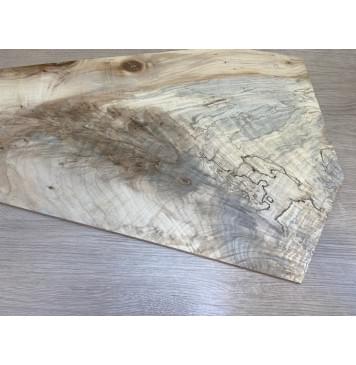 Клён Американский Волнистый заготовка на топ Смешанный АА Волна АА 10х375-200х645 мм (цельный топ)-9