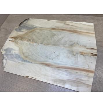 Клён Американский заготовка на топ Смешанный ААА 10х195х520-420 мм - 2 шт. (книжкой)-1