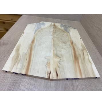 Клён Американский заготовка на топ Смешанный ААА 10х195х520-420 мм - 2 шт. (книжкой)-2