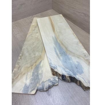 Клён Американский заготовка на топ Смешанный ААА 10х195х520-420 мм - 2 шт. (книжкой)-9