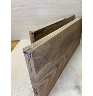 Орех Грецкий заготовка на топ Тангент ААА 22х198х510-530 мм - 2 шт. (книжкой)-13