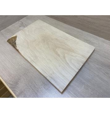 Клён Белый Явор, Волнистый заготовка на топ Тангент АА Волна АА 20х315-311х505 мм - (цельный топ)-4