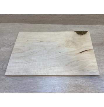 Клён Белый Явор, Волнистый заготовка на топ Тангент АА Волна АА 20х315-311х505 мм - (цельный топ)-7