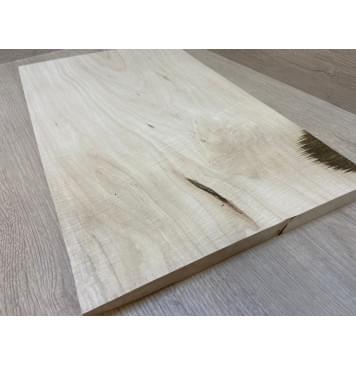 Клён Белый Явор, Волнистый заготовка на топ Тангент АА Волна АА 20х315-311х505 мм - (цельный топ)-8