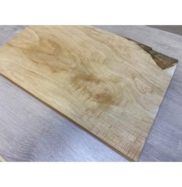 Клён Белый Явор, Волнистый заготовка на топ Тангент АА Волна АА 20х315-311х505 мм - (цельный топ)-11
