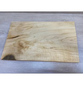 Клён Белый Явор, Волнистый заготовка на топ Тангент АА Волна АА 20х315-311х505 мм - (цельный топ)-13