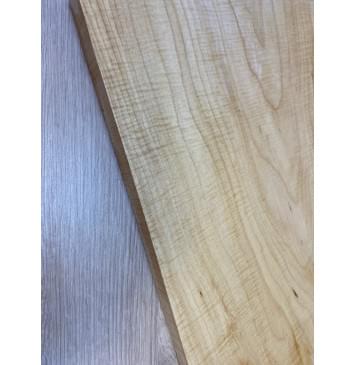 Клён Белый Явор, Волнистый заготовка на топ Тангент АА Волна АА 20х315-311х505 мм - (цельный топ)-2