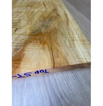Клён Американский Волнистый заготовка на топ Смешанный А Волна АА 18х280-163х635-615 мм - 2 шт. (книжкой)-2