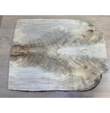 Клён Американский Волнистый заготовка на топ Смешанный А Волна А 14х215х570 мм - 2 шт. (книжкой) Уценка-трещины-0