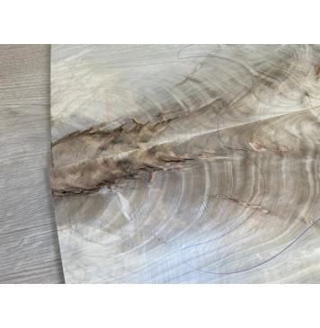 Клён Американский Волнистый заготовка на топ Смешанный А Волна А 14х215х570 мм - 2 шт. (книжкой) Уценка-трещины-8