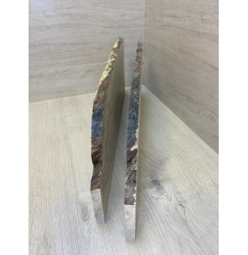 Клён Американский Волнистый заготовка на топ Смешанный А Волна А 14х215х570 мм - 2 шт. (книжкой) Уценка-трещины-9