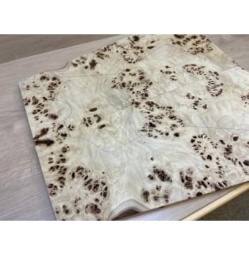 Тополь Кап заготовка на топ Смешанный ААА 21х300-190х580 мм - 2 шт. (книжкой)-1