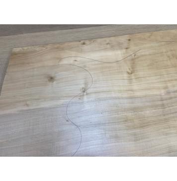 Клён Американский заготовка на топ Смешанный А 23х376-370х570-535 мм (цельный)-7