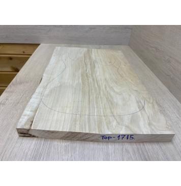 Клён Американский заготовка на топ Тангент А 26х357х570-540 мм - (Цельный)-2