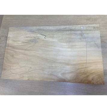 Клён Американский заготовка на топ Смешанный ААА 22х334х565 мм - (цельный)-0