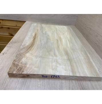 Клён Американский заготовка на топ Тангент АА 23х392х610 мм - (цельный)-8