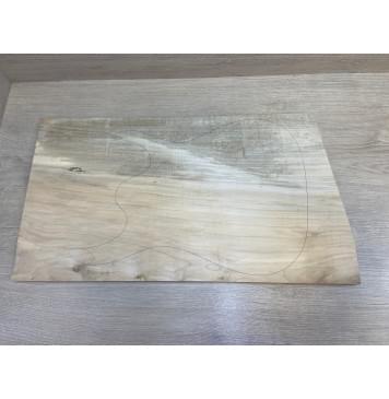 Клён Американский заготовка на топ Смешанный ААА 22х333х610-570 мм - (цельный)-7