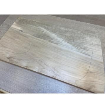 Клён Американский заготовка на топ Смешанный ААА 22х333х610-570 мм - (цельный)-8