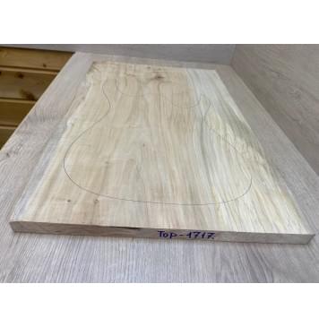 Клён Американский заготовка на топ Тангент А 18.5х392х620-610 мм - (цельный)-7