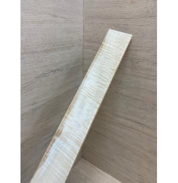 Клён Белый Явор, Волнистый заготовка накладки для электрогитары Смешанный А Волна ААА 11х59-45х515 мм (АКЦИЯ)-10