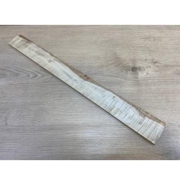 Клён Белый Явор, Волнистый заготовка накладки для электрогитары Смешанный А Волна АА 9х65-54х565 мм-0