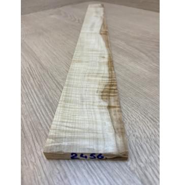 Клён Белый Явор, Волнистый заготовка накладки для электрогитары Смешанный А Волна АА 9х65-54х565 мм-5