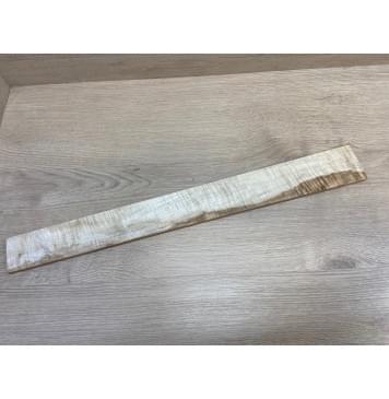 Клён Белый Явор, Волнистый заготовка накладки для электрогитары Смешанный А Волна АА 9х65-54х565 мм-4