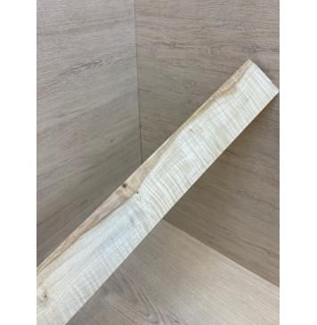 Клён Белый Явор, Волнистый заготовка накладки для электрогитары Смешанный А Волна АА 9х65-54х565 мм-2