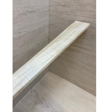 Клён Белый Явор, Волнистый заготовка накладки для электрогитары Смешанный ААА Волна А 9х67-48х495 мм (АКЦИЯ)-9