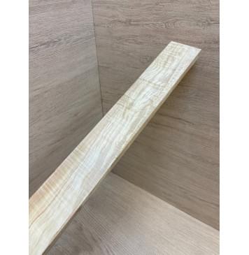 Клён Американский Волнистый заготовка накладки для электрогитары Смешанный ААА Волна А 8.7х70-55х470 мм (АКЦИЯ)-5