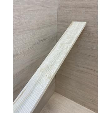 Клён Белый Явор, Волнистый заготовка накладки для электрогитары Смешанный А Волна ААА 9.5х62х512 мм (АКЦИЯ)-4