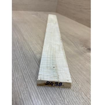 Клён Белый Явор, Волнистый заготовка накладки для электрогитары Смешанный А Волна ААА 14.7х59-49х513 мм (АКЦИЯ)-2