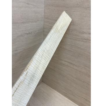 Клён Белый Явор, Волнистый заготовка накладки для электрогитары Смешанный А Волна ААА 14.7х59-49х513 мм (АКЦИЯ)-7