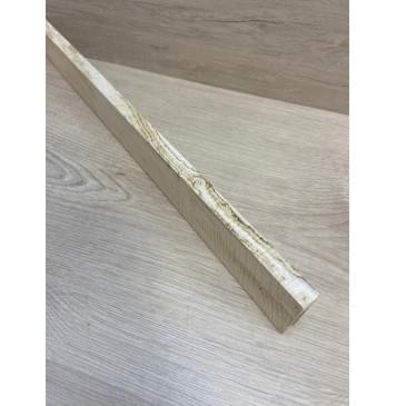 Клён Белый Явор, Волнистый заготовка накладки для электрогитары Смешанный А Волна ААА 14.7х59-49х513 мм (АКЦИЯ)-8