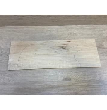 Клён Американский Волнистый заготовка на топ Смешанный АА Волна А 14х183х535 мм (1 шт под распил)-1