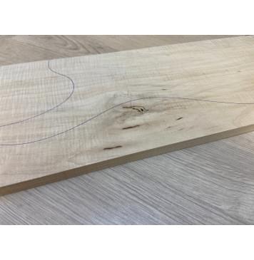 Клён Американский Волнистый заготовка на топ Смешанный АА Волна А 14х183х535 мм (1 шт под распил)-4