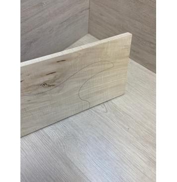 Клён Американский Волнистый заготовка на топ Смешанный АА Волна А 14х183х535 мм (1 шт под распил)-10