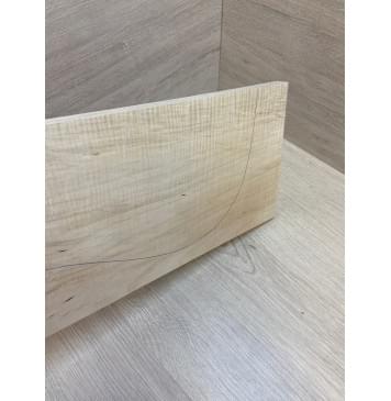 Клён Американский Волнистый заготовка на топ Смешанный АА Волна А 14х183х535 мм (1 шт под распил)-11