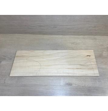 Клён Американский Волнистый заготовка на топ Смешанный АА Волна А 14х183х545 мм (1 шт под распил)-6