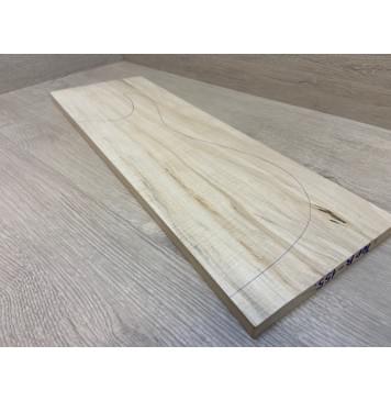 Клён Американский Волнистый заготовка на топ Смешанный АА Волна А 14х183х545 мм (1 шт под распил)-2