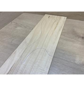 Клён Американский Волнистый заготовка на топ Смешанный АА Волна А 14х183х545 мм (1 шт под распил)-1