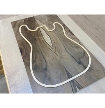 Орех Грецкий заготовка на топ Смешанный АА 20х192-177х595 мм - 2 шт. (книжкой)-3