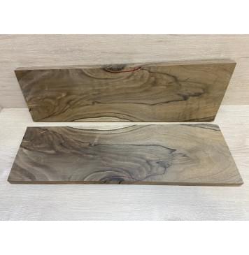 Орех Грецкий заготовка на топ Смешанный АА 20х192-177х595 мм - 2 шт. (книжкой)-5