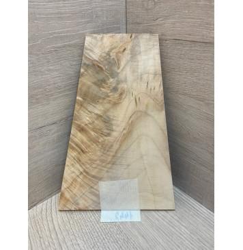 Клён Американский Волнистый заготовка накладки на головку грифа Смешанный ААА Волна АА 5.5х143-77х200 мм (АКЦИЯ)-3