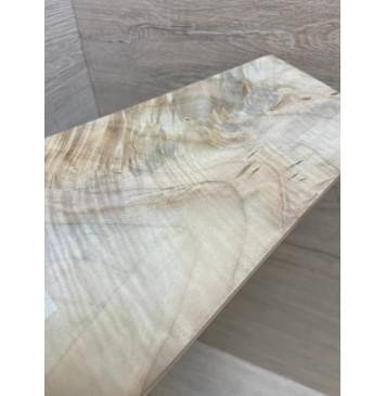 Клён Американский Волнистый заготовка накладки на головку грифа Смешанный ААА Волна АА 5.5х143-77х200 мм (АКЦИЯ)-1