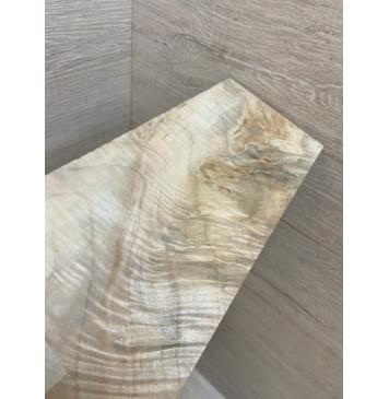 Клён Американский Волнистый заготовка накладки на головку грифа Смешанный ААА Волна АА 5.7х143-77х200 мм (АКЦИЯ)-4