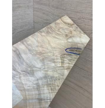 Клён Американский Волнистый заготовка накладки на головку грифа Смешанный АА Волна АА 4.5х143-77х200 мм (АКЦИЯ)-6