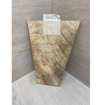 Клён Американский Волнистый заготовка накладки на головку грифа Смешанный АА Волна АА 4.5х143-77х200 мм (АКЦИЯ)-1